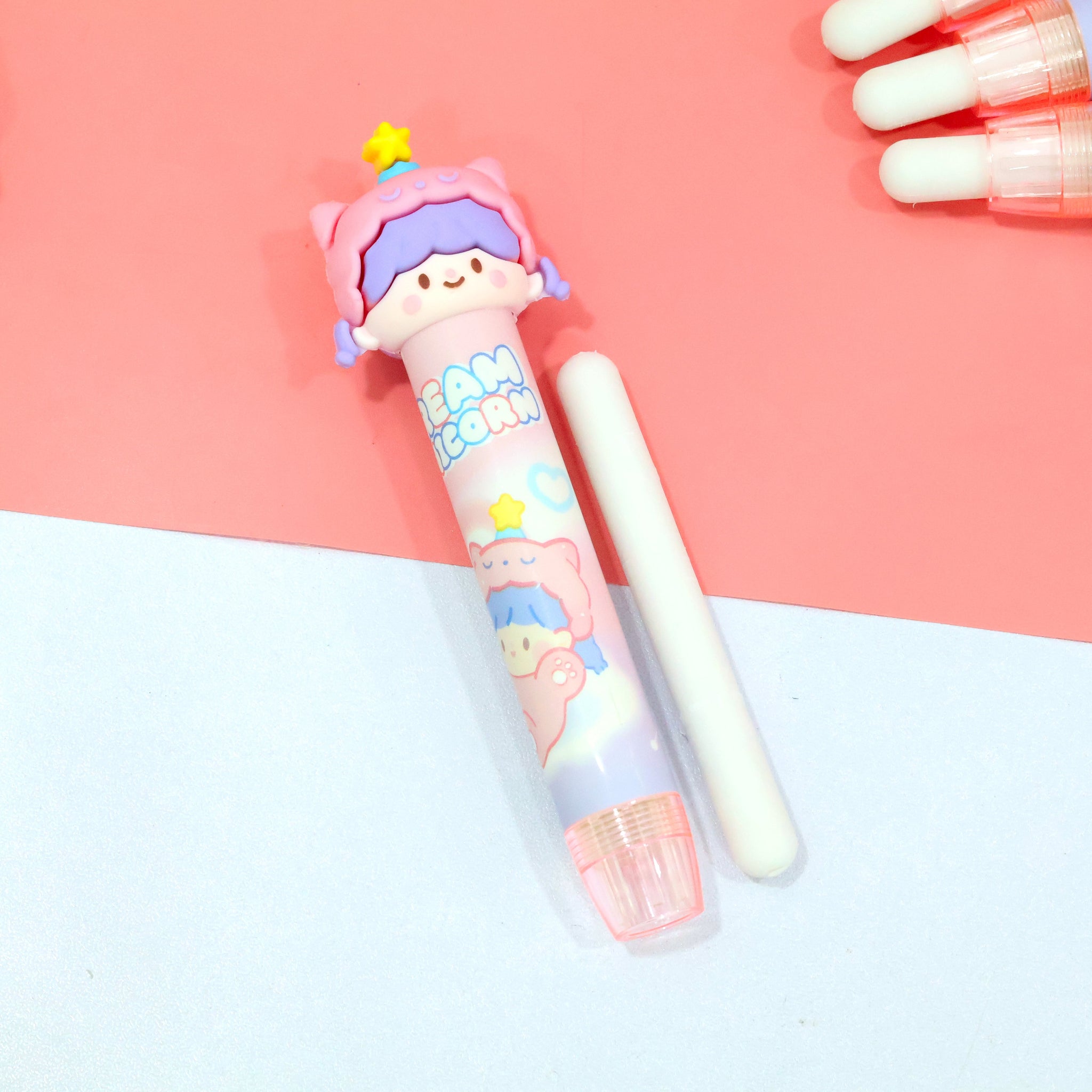 Dream Unicorn Retractable Sliding Eraser