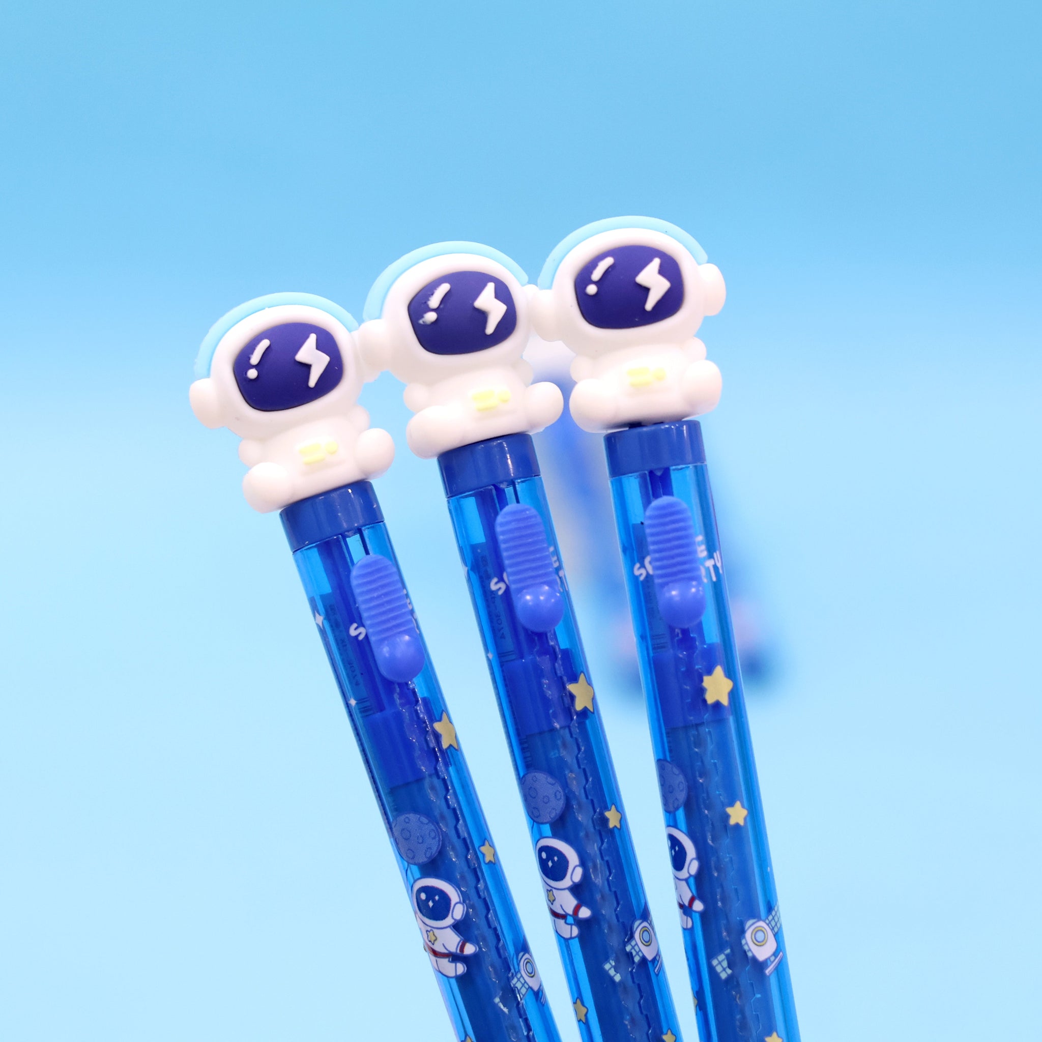 Space Astro Push Pull Retractable Sliding Eraser