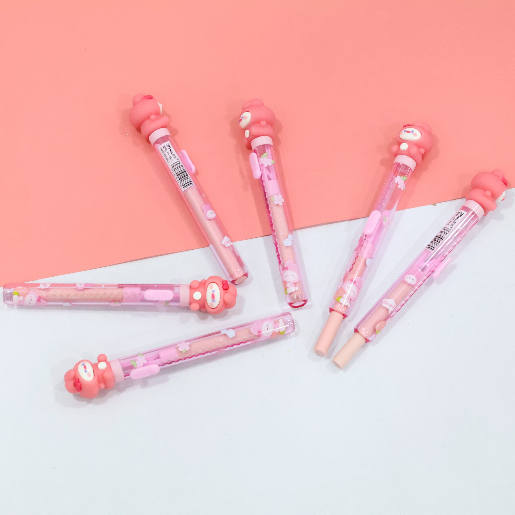 Kawaii Push Pull Retractable Sliding Eraser
