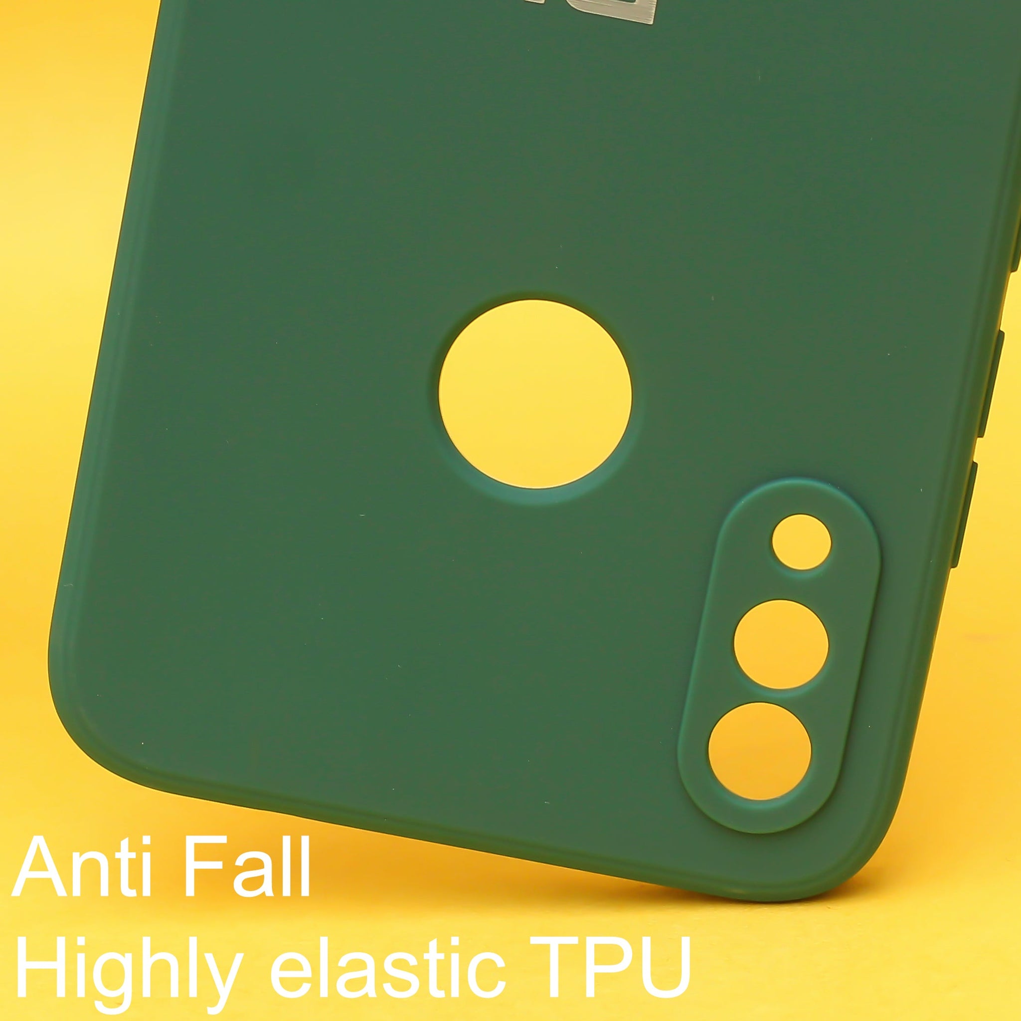 Dark Green Candy Silicone Case for Redmi Note 7