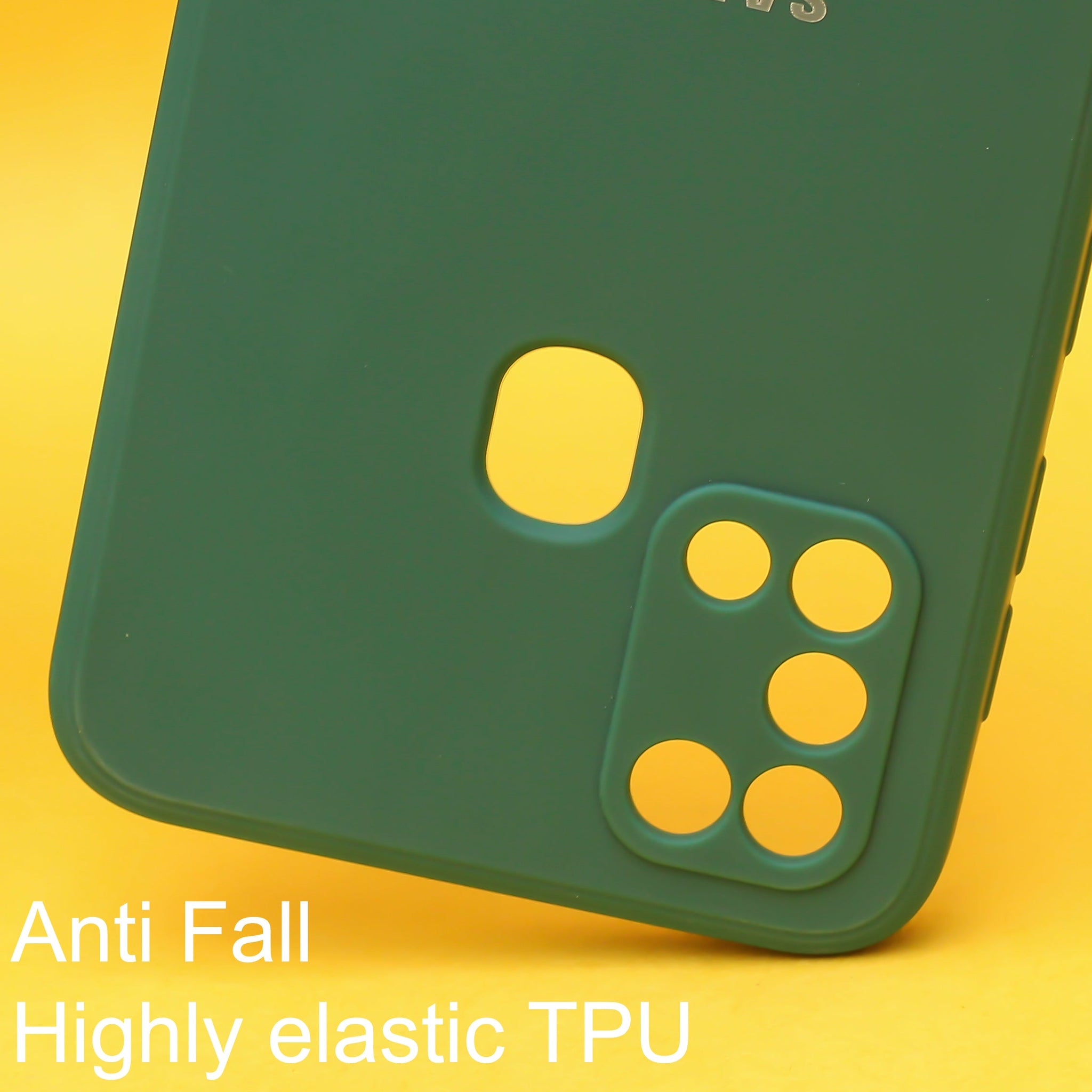 Dark Green Candy Silicone Case for Samsung M30s