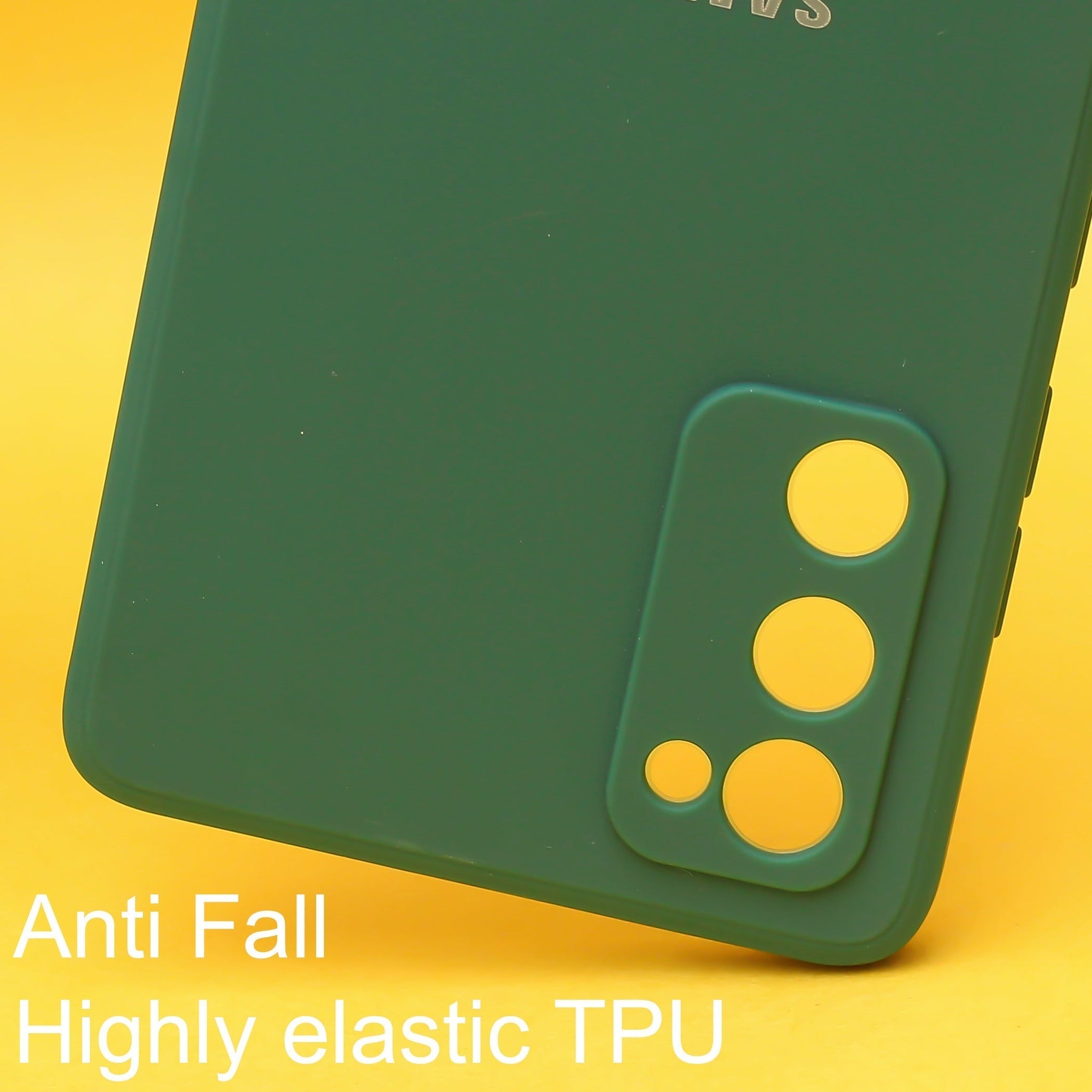 Dark Green Candy Silicone Case for Samsung S22