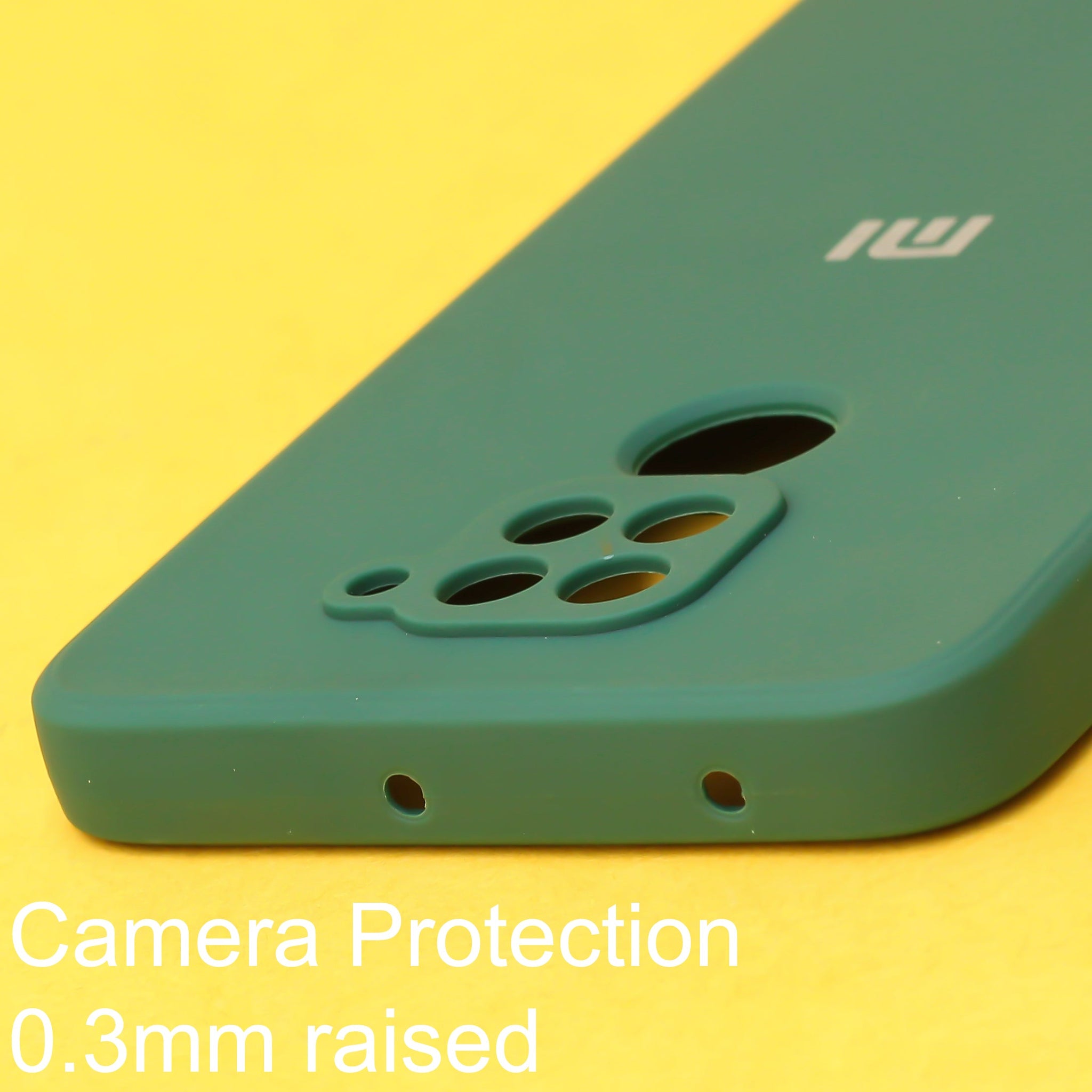 Dark Green Candy Silicone Case for Redmi Note 9