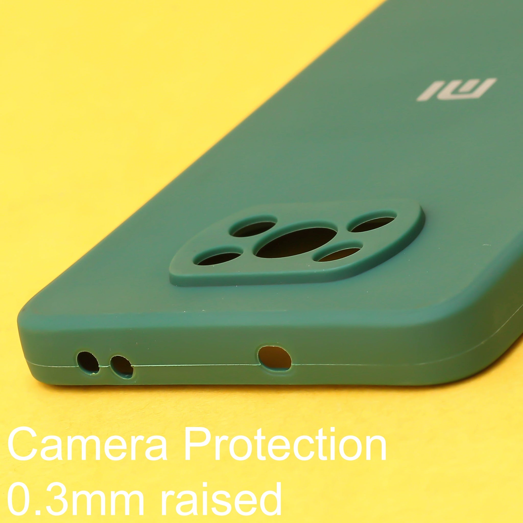 Dark Green Candy Silicone Case for Poco X3