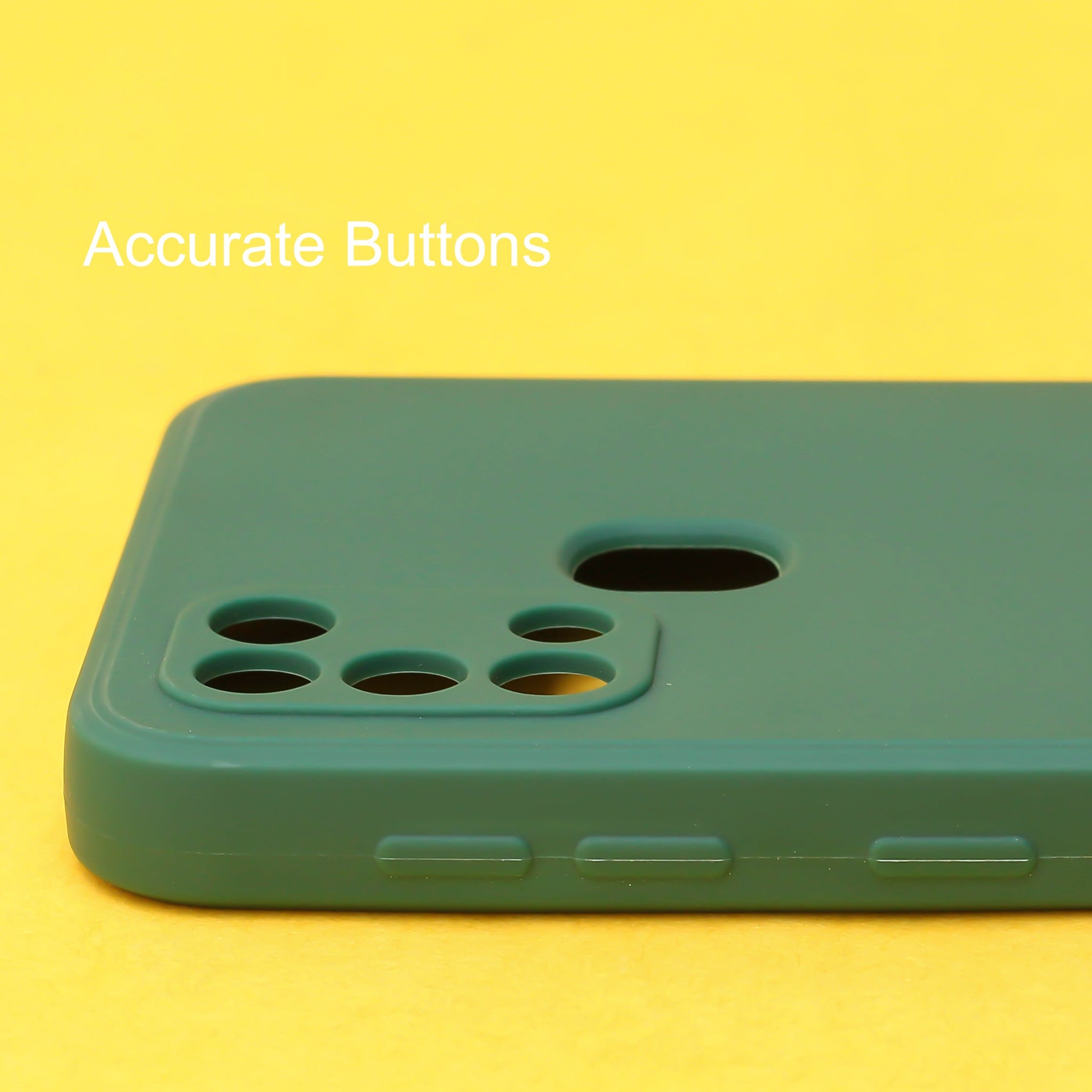 Dark Green Candy Silicone Case for Samsung M30s