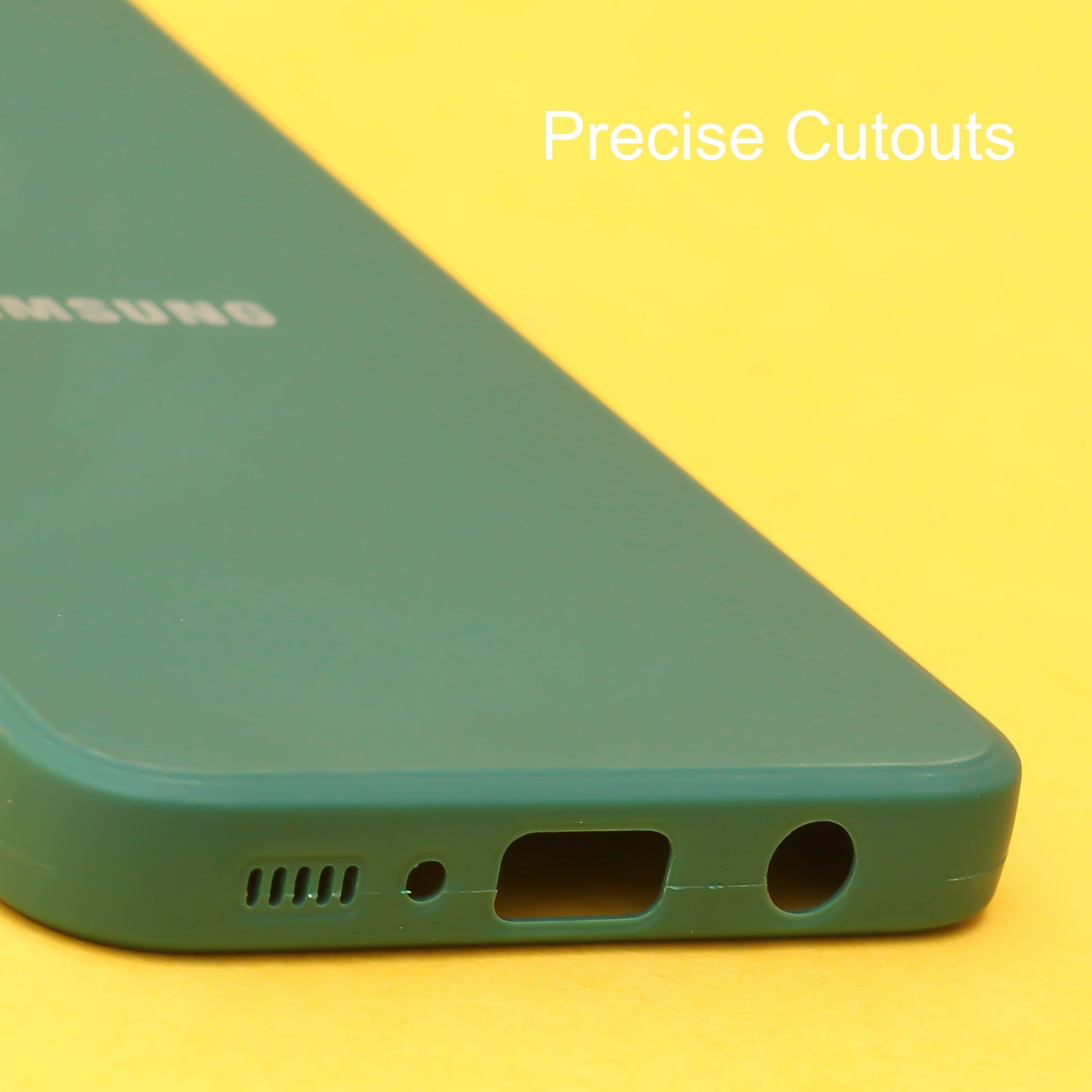 Dark Green Candy Silicone Case for Samsung M30s