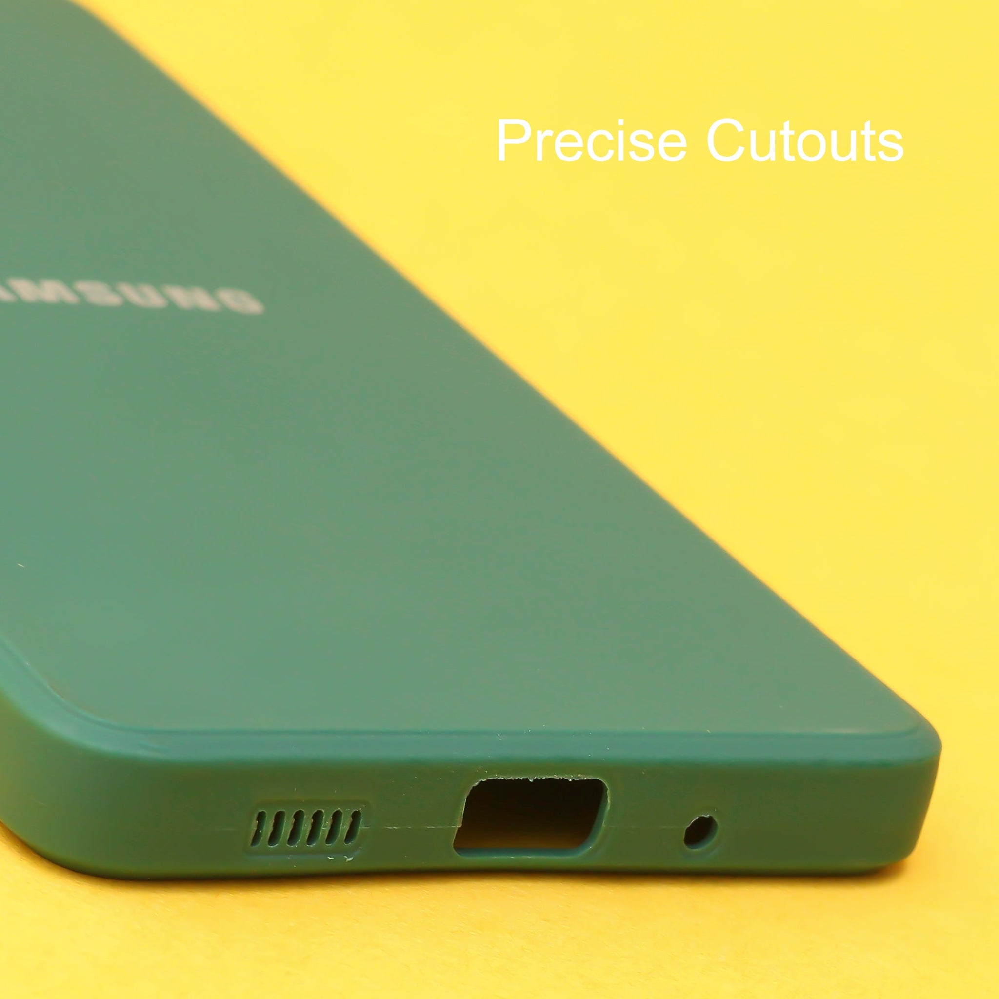 Dark Green Candy Silicone Case for Samsung S21 FE