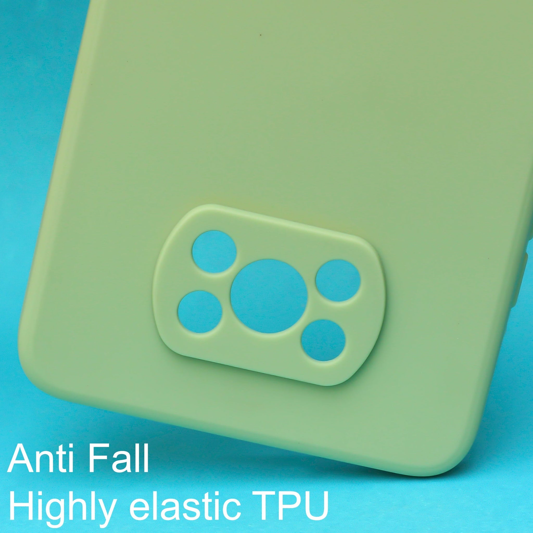 Light Green Candy Silicone Case for Poco X3 Pro