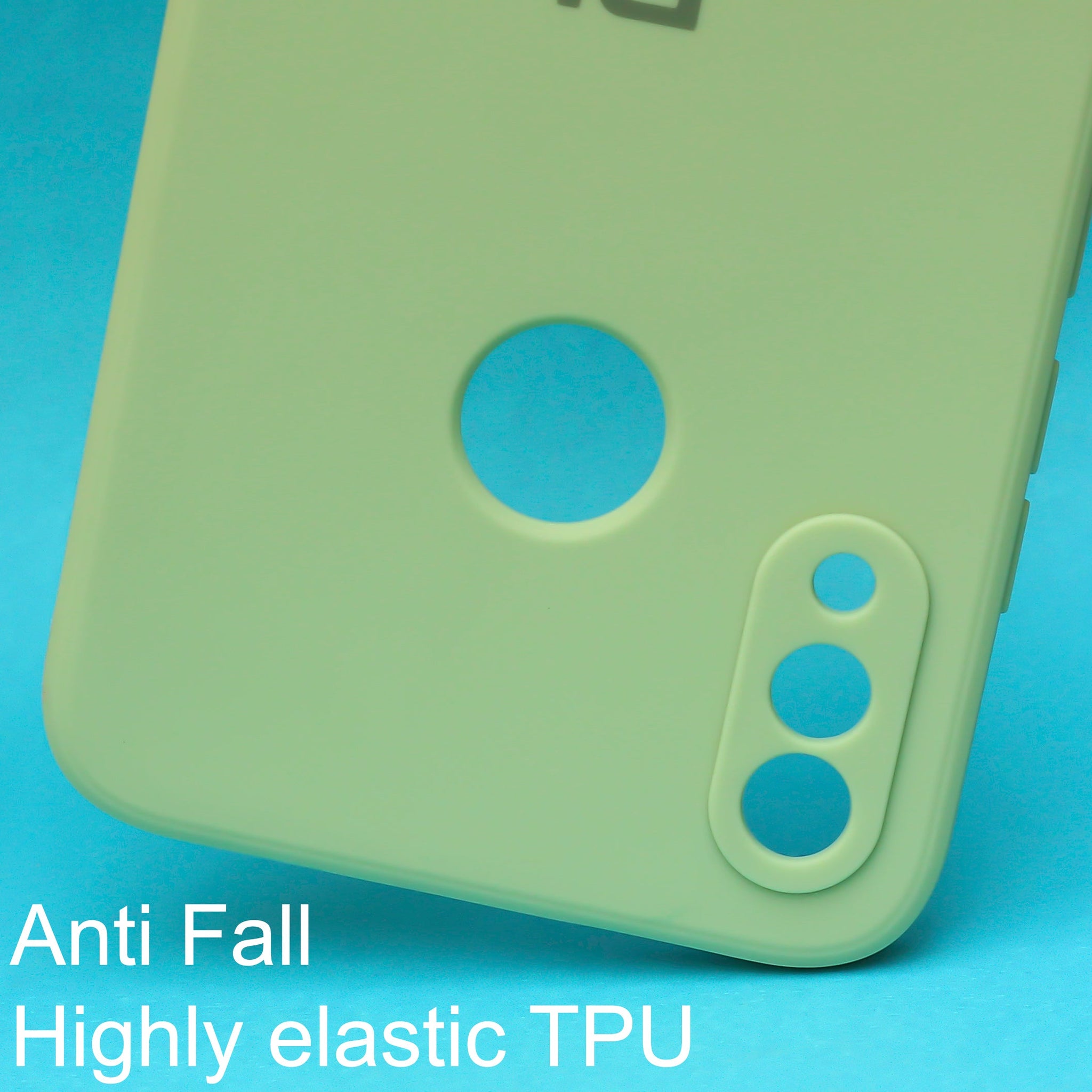 Light Green Candy Silicone Case for Redmi Note 7 Pro