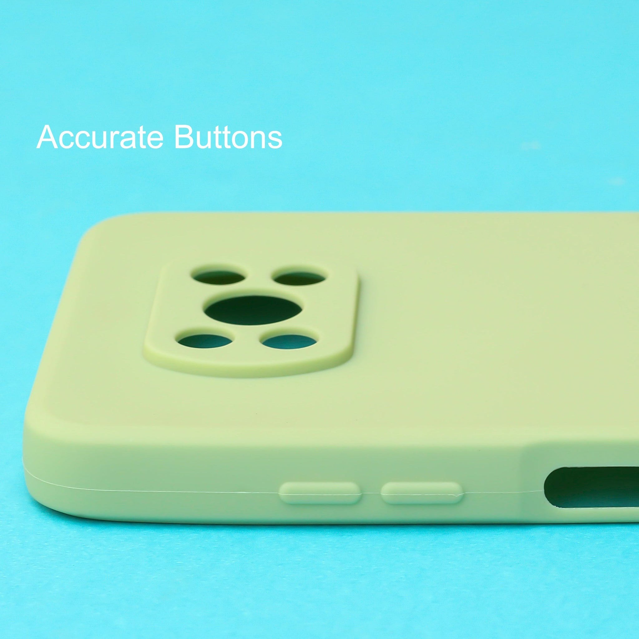 Light Green Candy Silicone Case for Poco X3