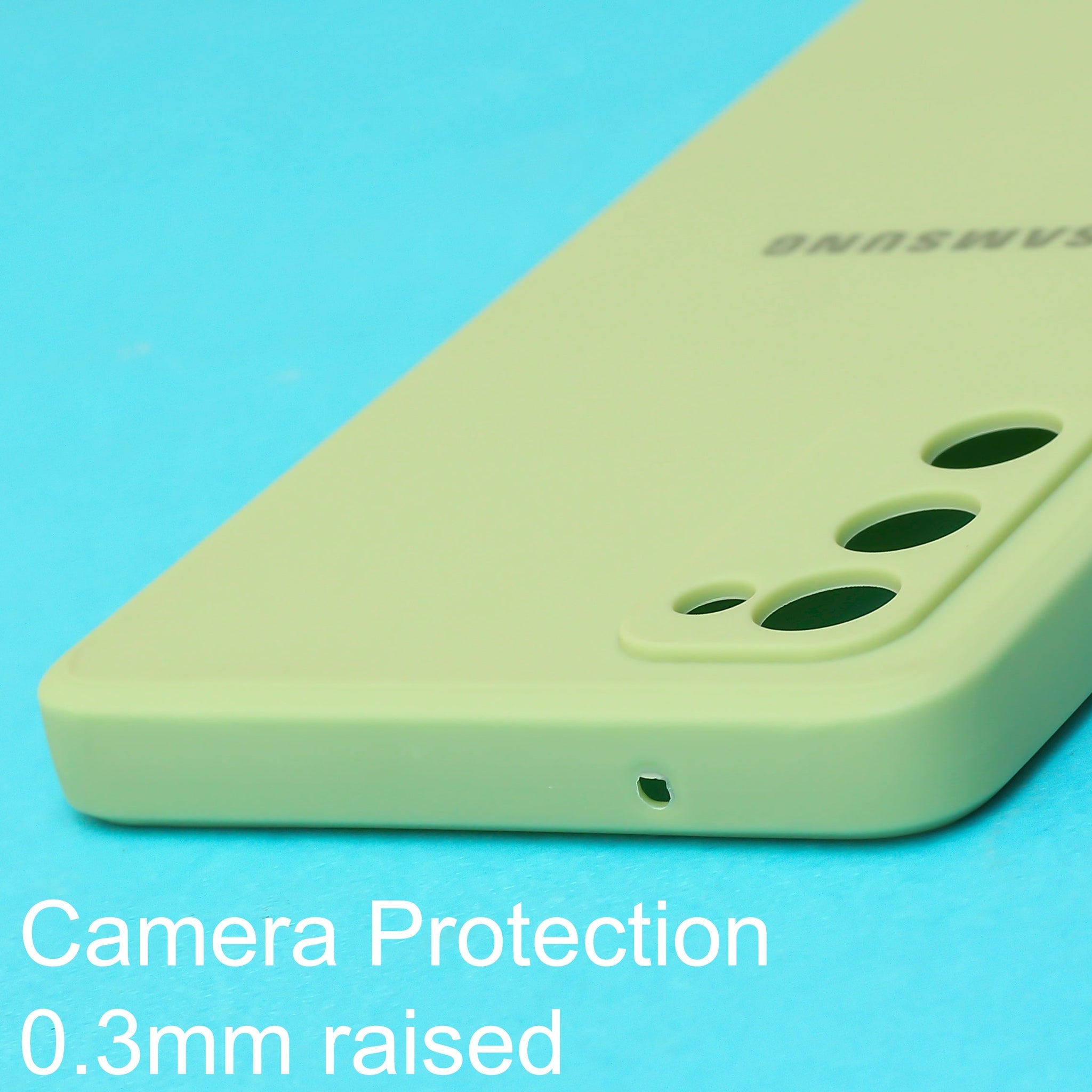 Light Green Candy Silicone Case for Samsung S21 FE