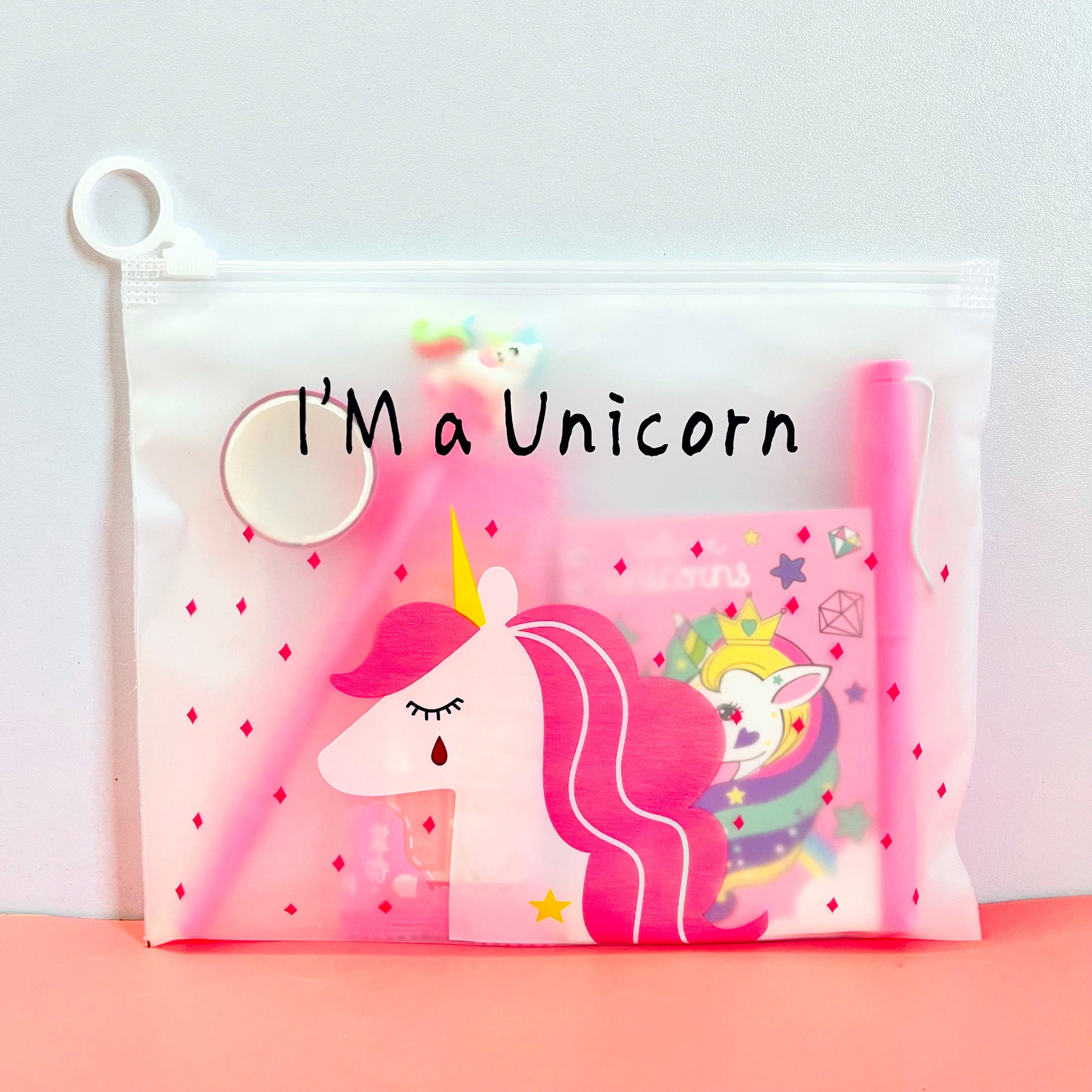 Unicorn Transparent Gift Hamper Pouch