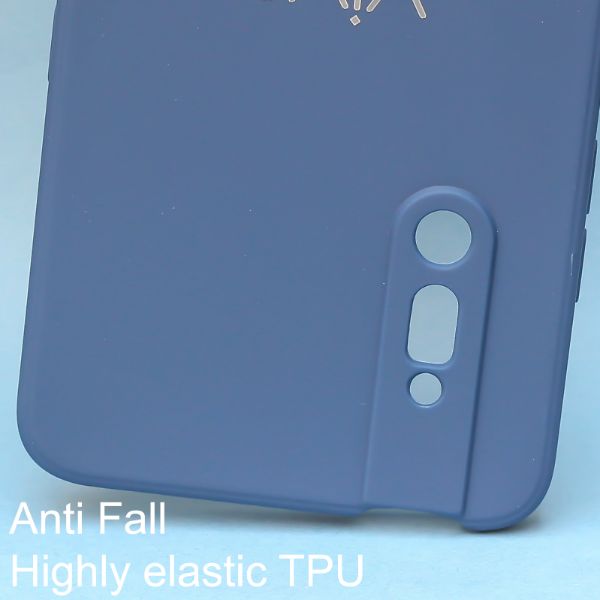 Dark Blue Candy Silicone Case for Vivo V15 Pro