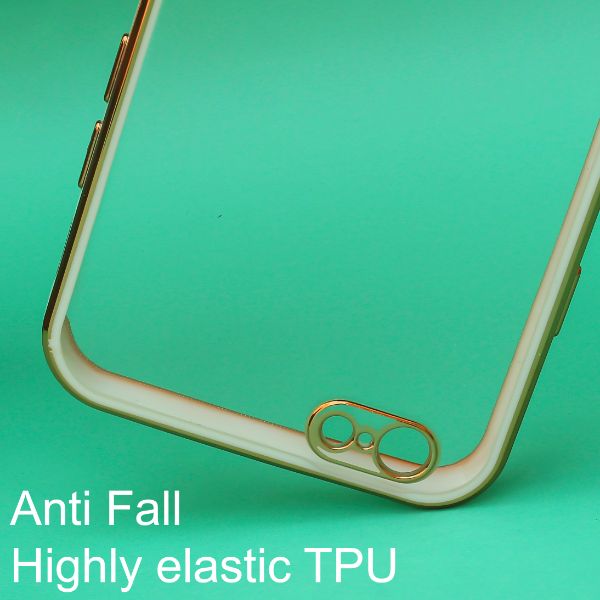 White Electroplated Transparent Case for Apple iphone 6/6s