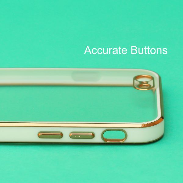 White Electroplated Transparent Case for Apple iphone 6/6s