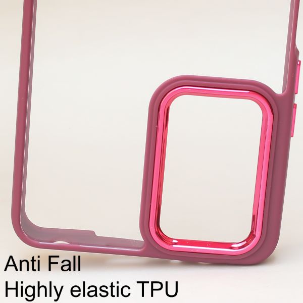 Mehroon Metal Safe Transparent Case for Oneplus Nord CE