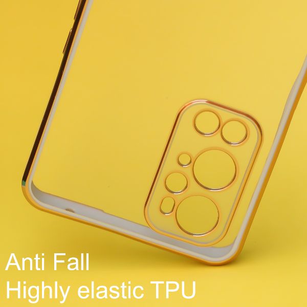 Purple Electroplated Transparent Case for Oneplus 9 Pro