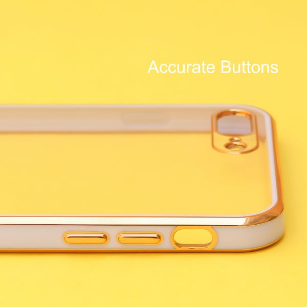 Purple Electroplated Transparent Case for Apple iphone 7 Plus