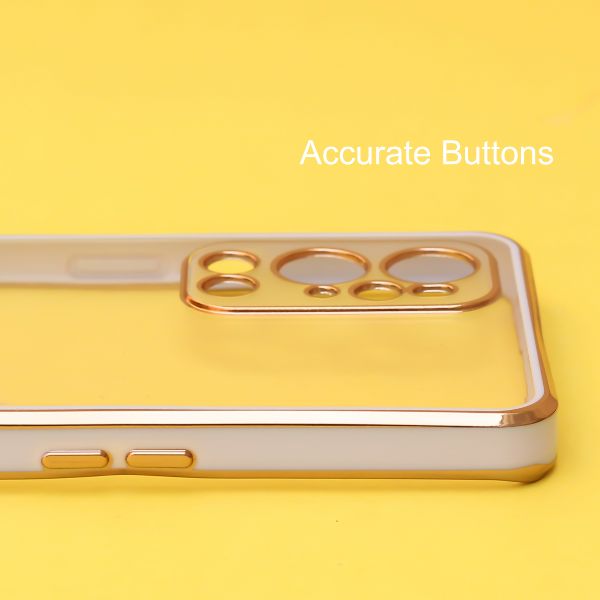 Purple Electroplated Transparent Case for Oneplus 9 Pro