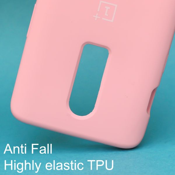 Pink Original Silicone case for Oneplus 6