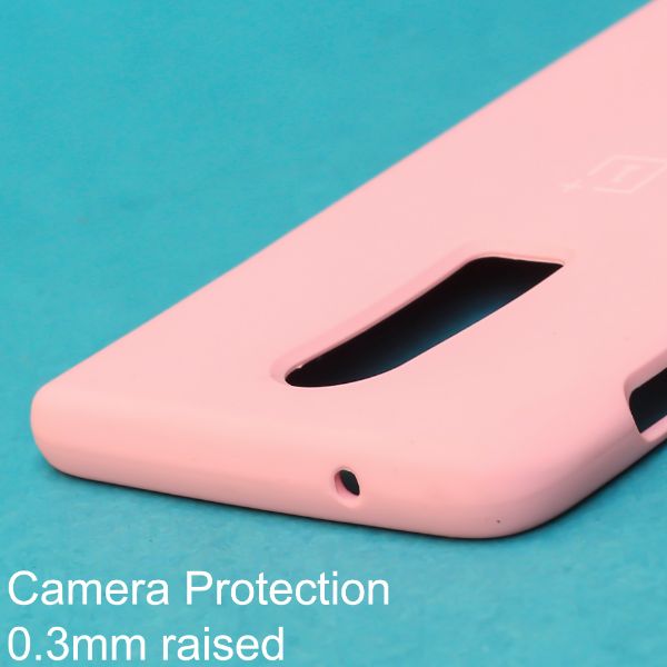 Pink Original Silicone case for Oneplus 6
