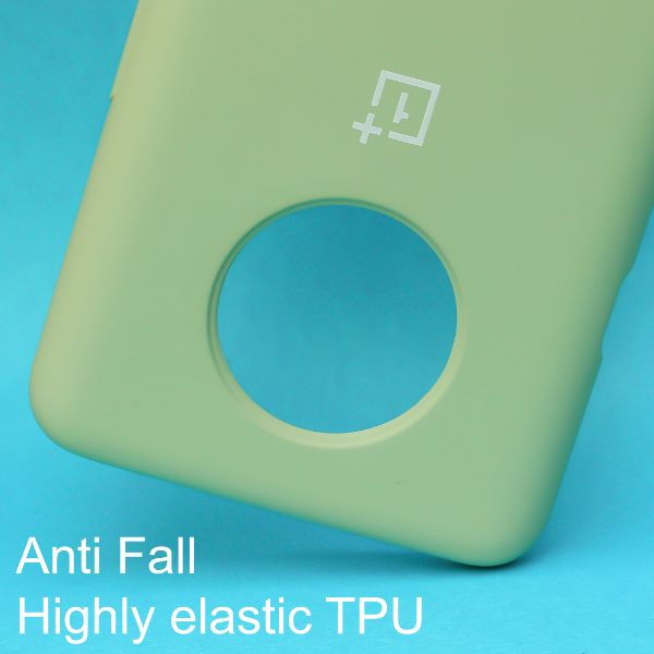 Light Green Original Silicone case for Oneplus 7T