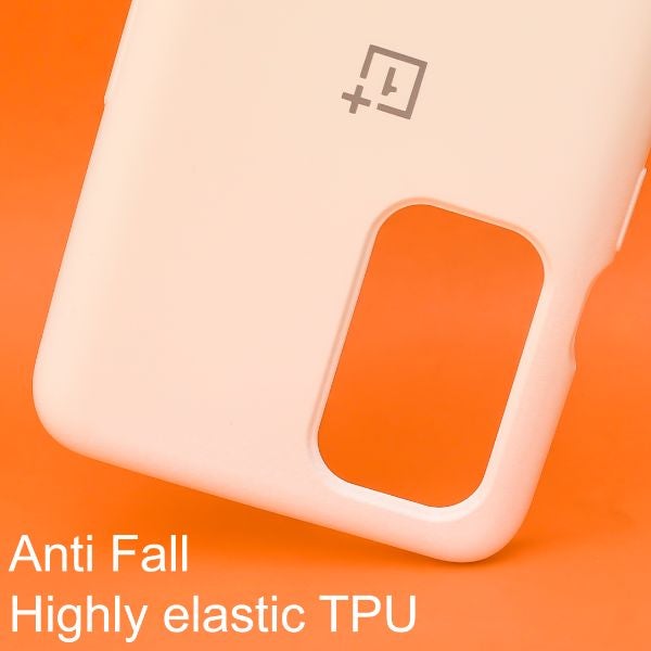 White Original Silicone case for Oneplus 9R