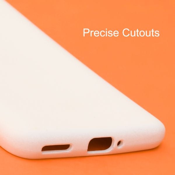 White Original Silicone case for Oneplus 9R