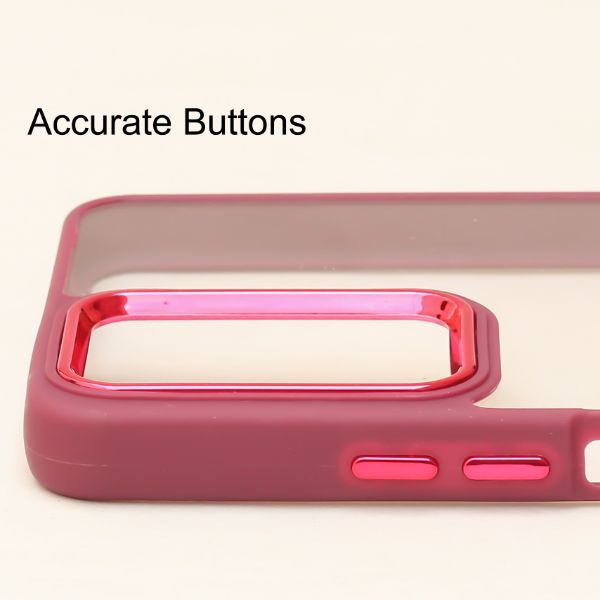 Mehroon Metal Safe Transparent Case for Oneplus Nord CE