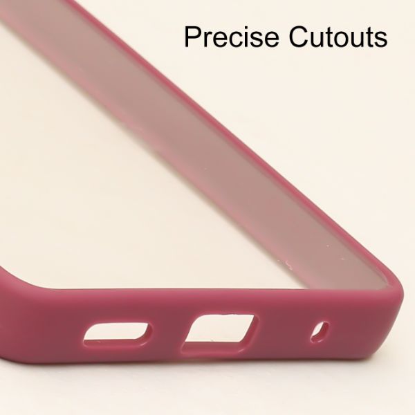 Mehroon Metal Safe Transparent Case for Oneplus Nord CE