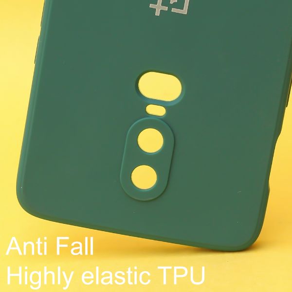 Dark Green Candy Silicone Case for Oneplus 6