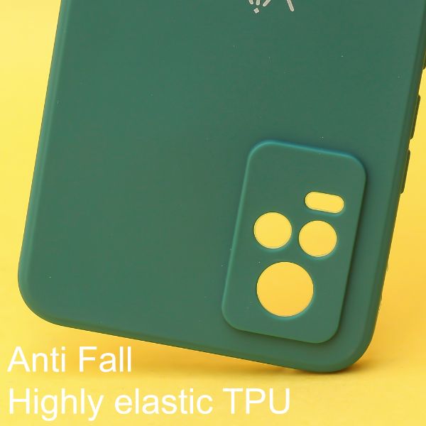 Dark Green Candy Silicone Case for Vivo V20