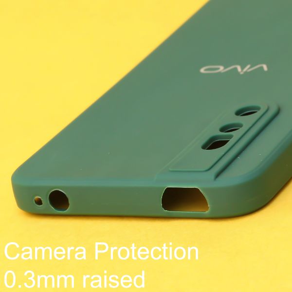 Dark Green Candy Silicone Case for Vivo V15 Pro