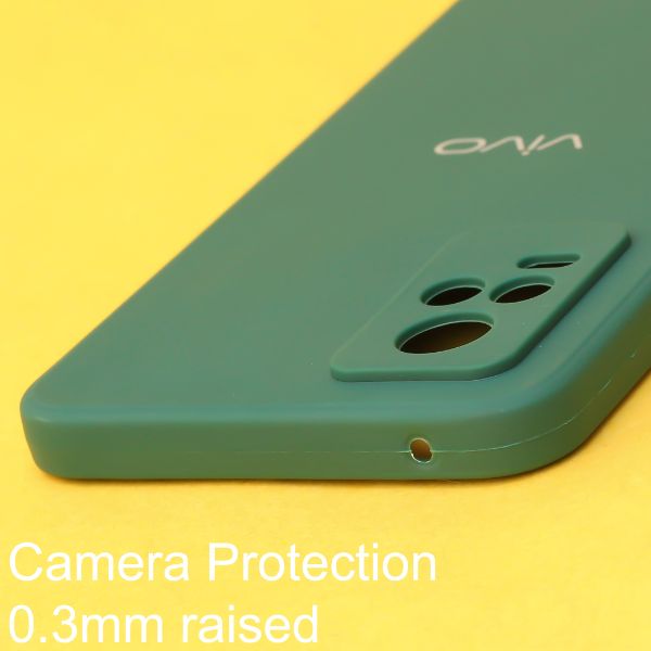 Dark Green Candy Silicone Case for Vivo V20