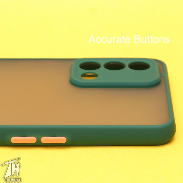 Dark Green Smoke Camera Safe Silicone case for Oppo F19