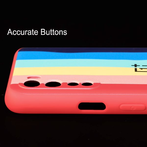 Rainbow Camera Silicone Case for Oneplus Nord