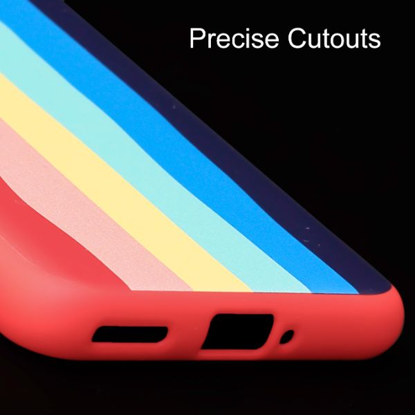 Rainbow Camera Silicone Case for Oneplus Nord