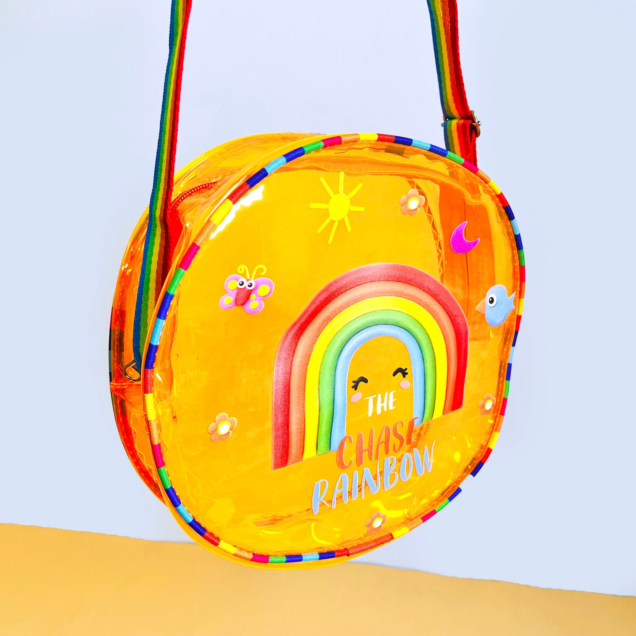 Sparkle On! Cartoon Holographic Sling Bag