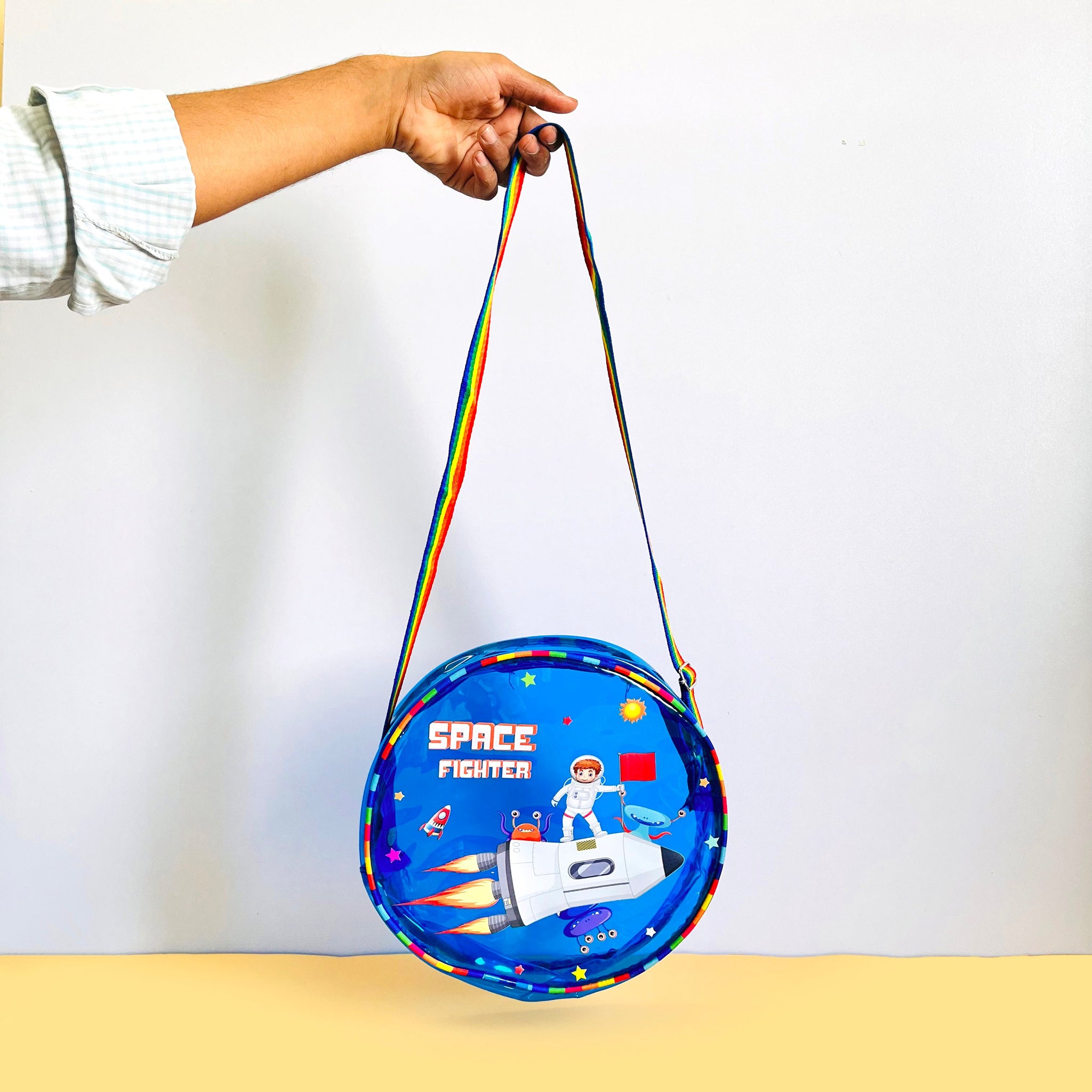 Sparkle On! Cartoon Holographic Sling Bag