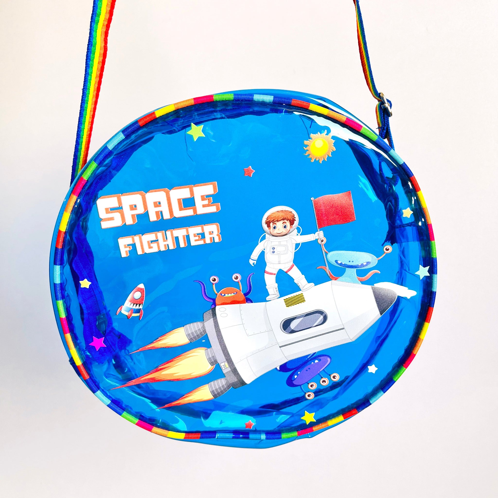 Sparkle On! Cartoon Holographic Sling Bag