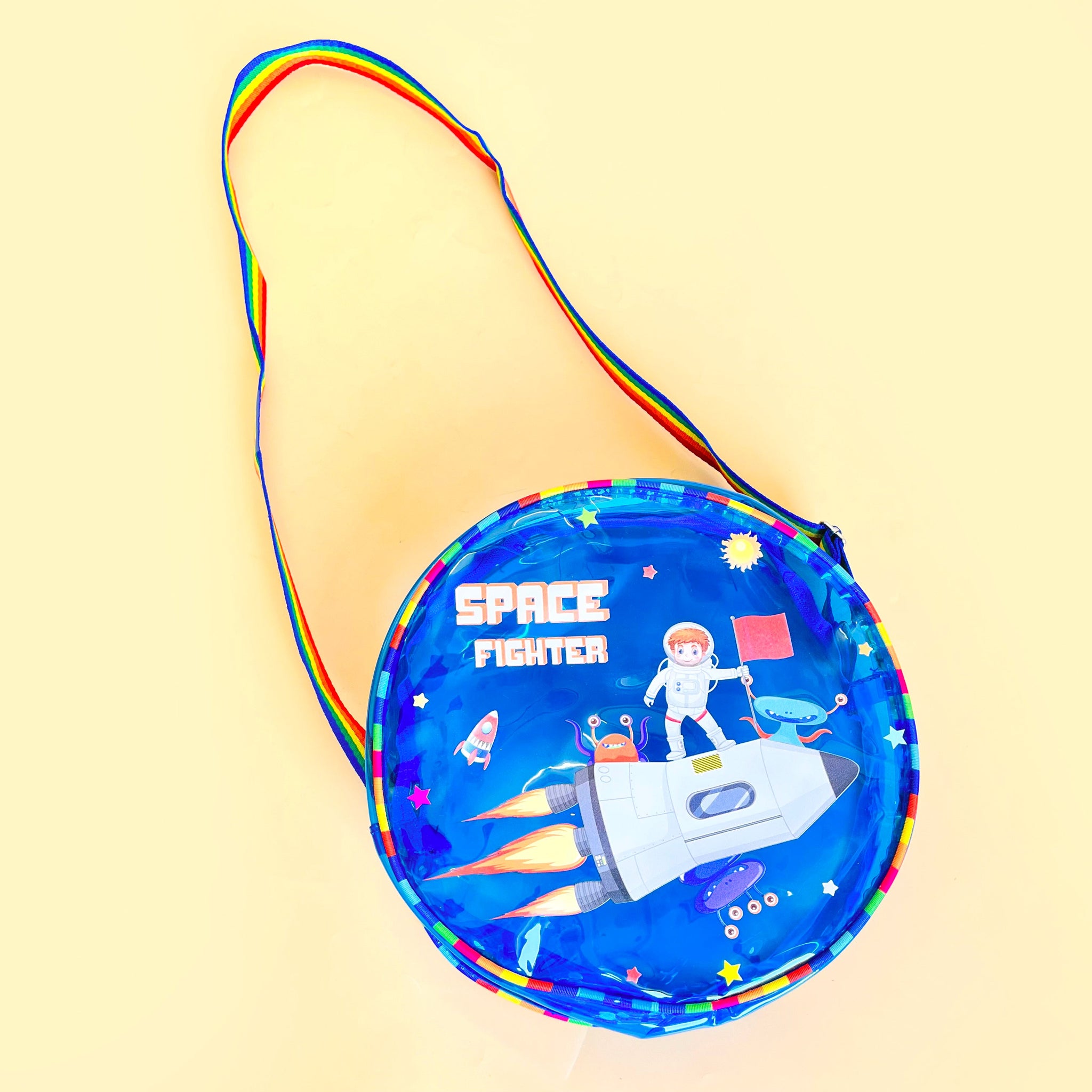 Sparkle On! Cartoon Holographic Sling Bag