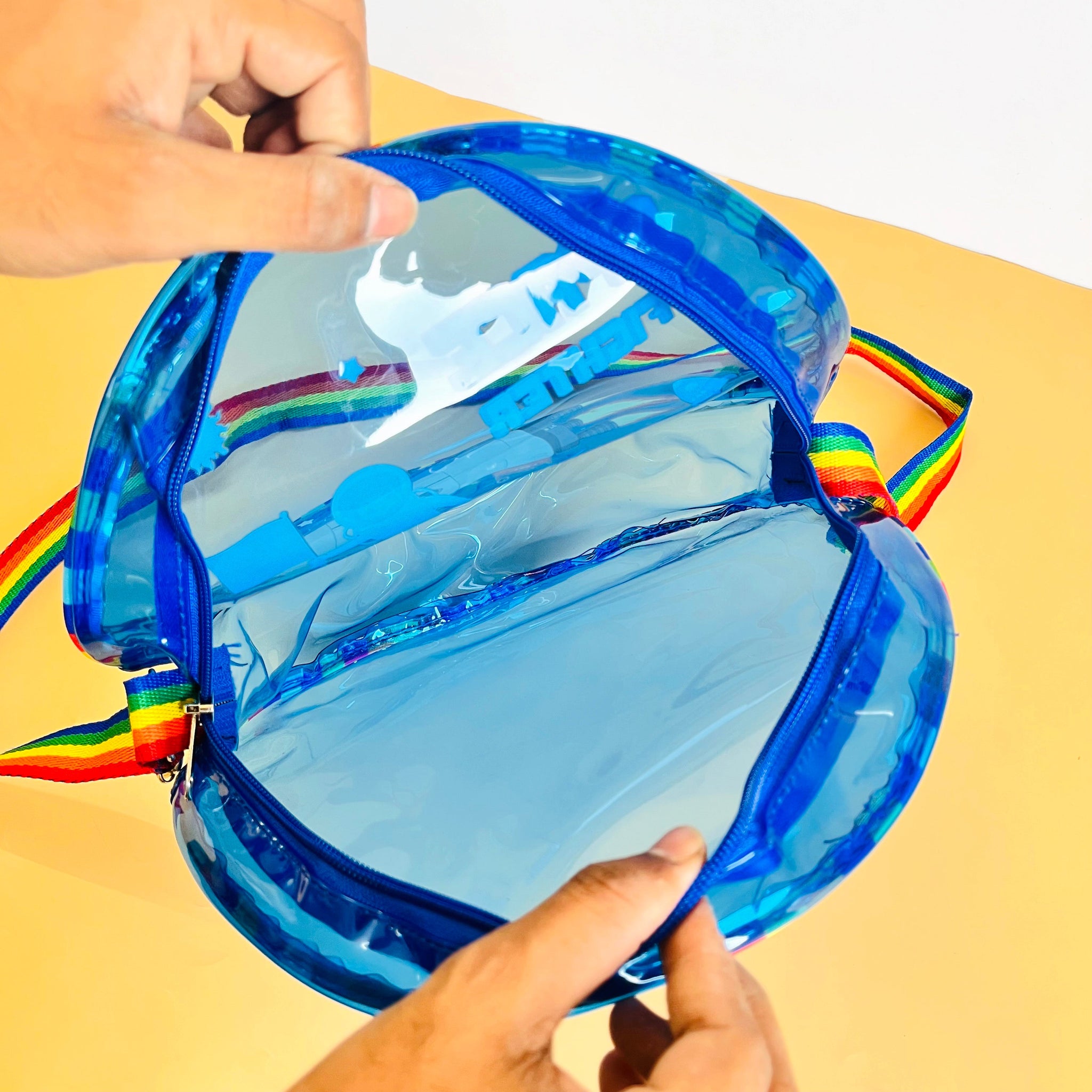 Sparkle On! Cartoon Holographic Sling Bag