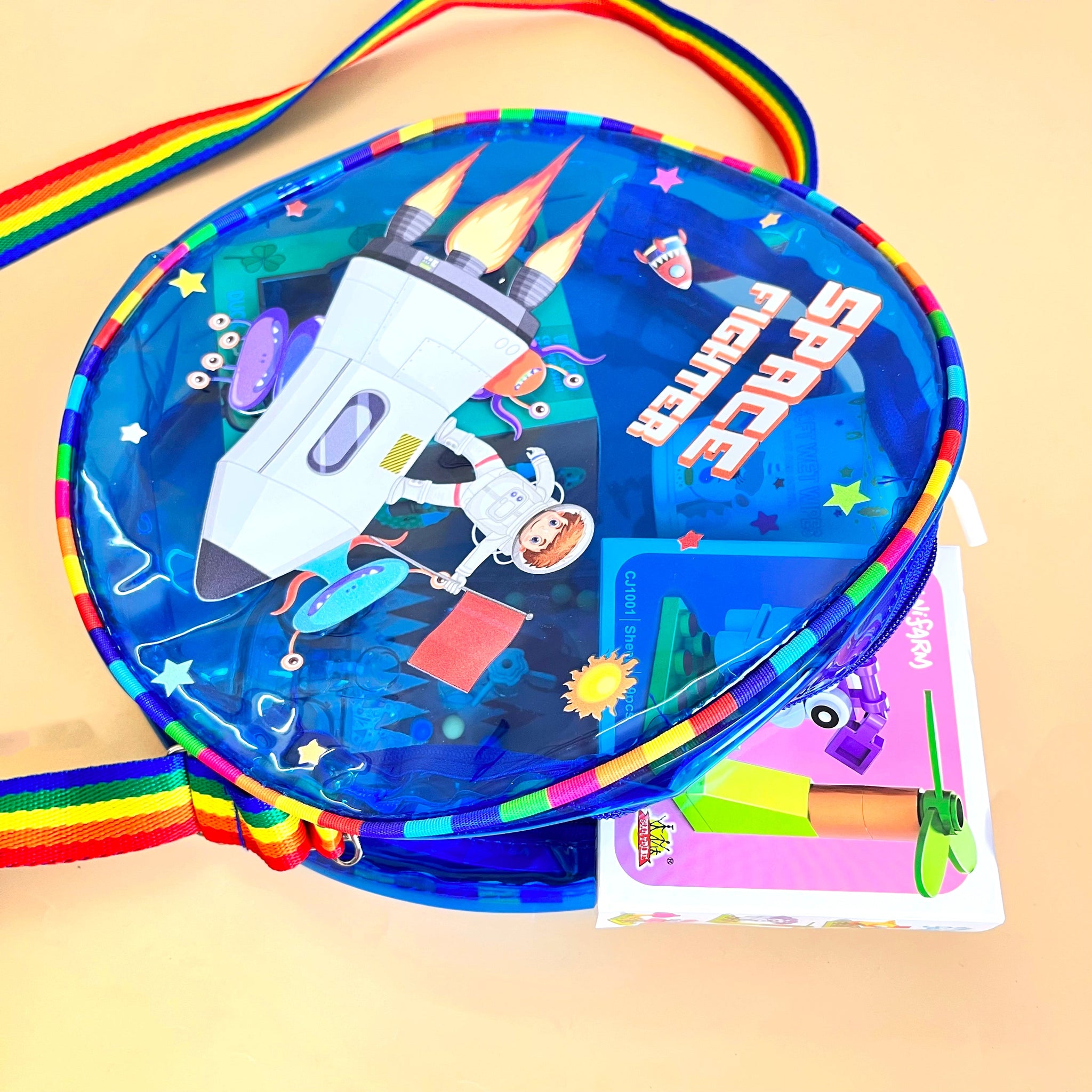 Sparkle On! Cartoon Holographic Sling Bag