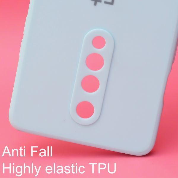 Light Blue Candy Silicone Case for Oneplus 8