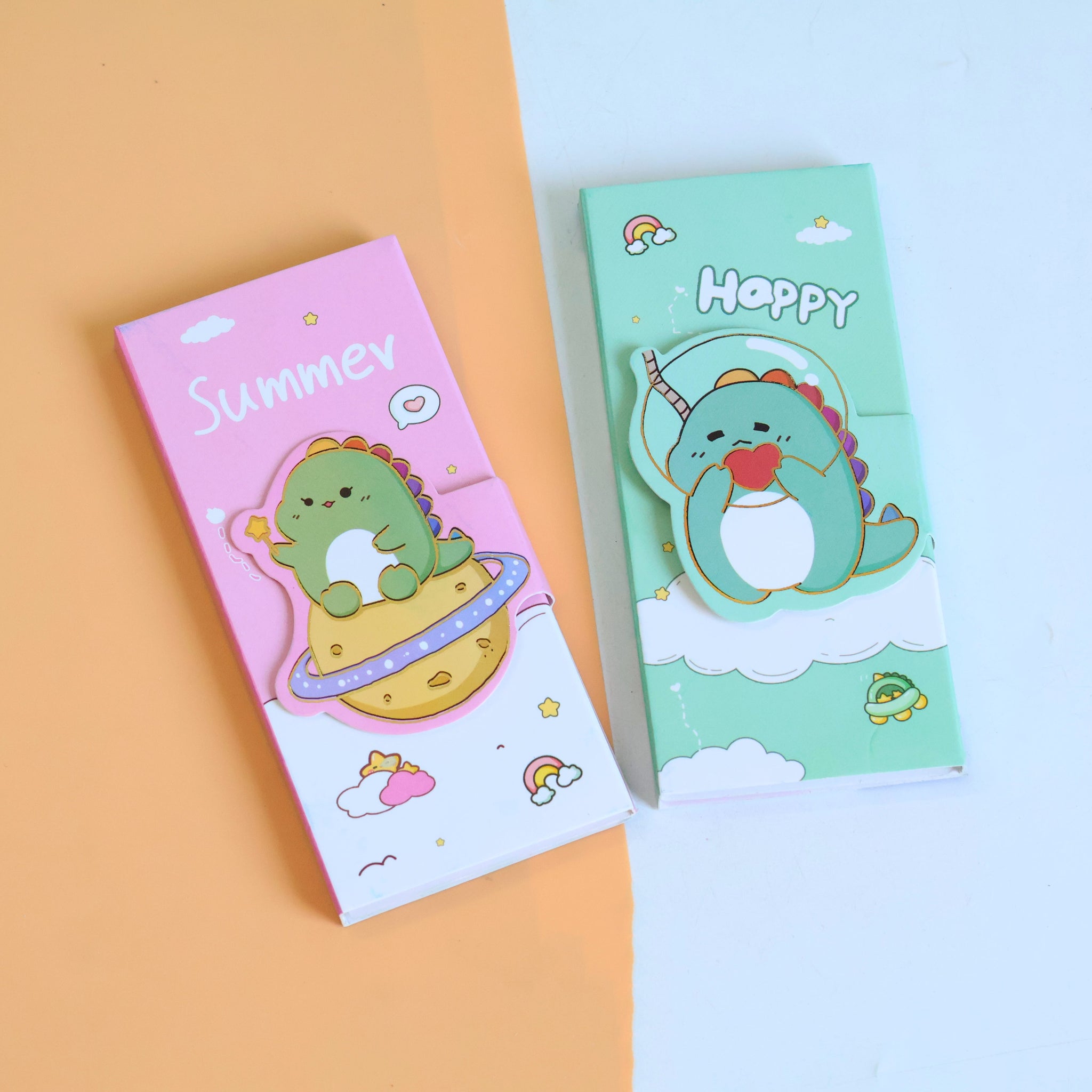 Dino Three-Fold Sticky Notes