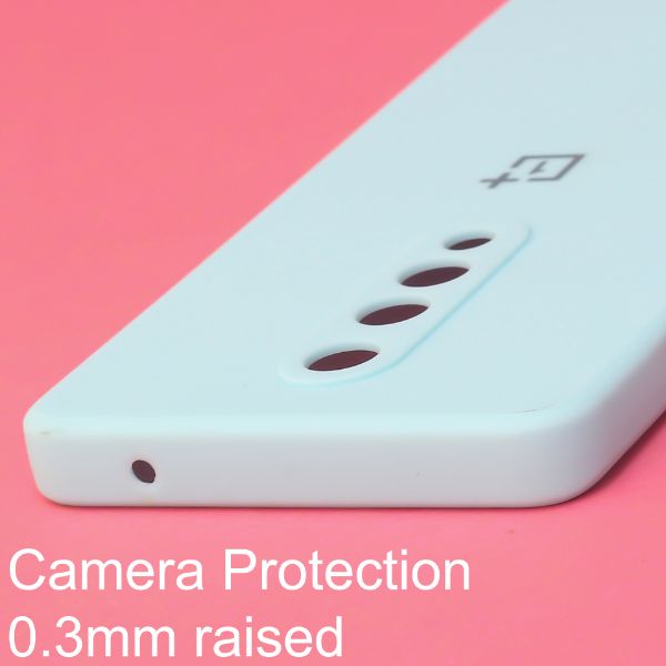 Light Blue Candy Silicone Case for Oneplus 8