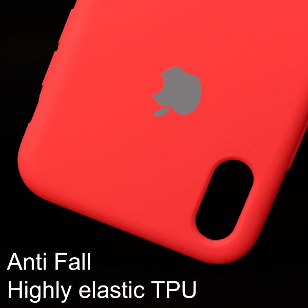 Red Original Silicone case for Apple iphone X/Xs