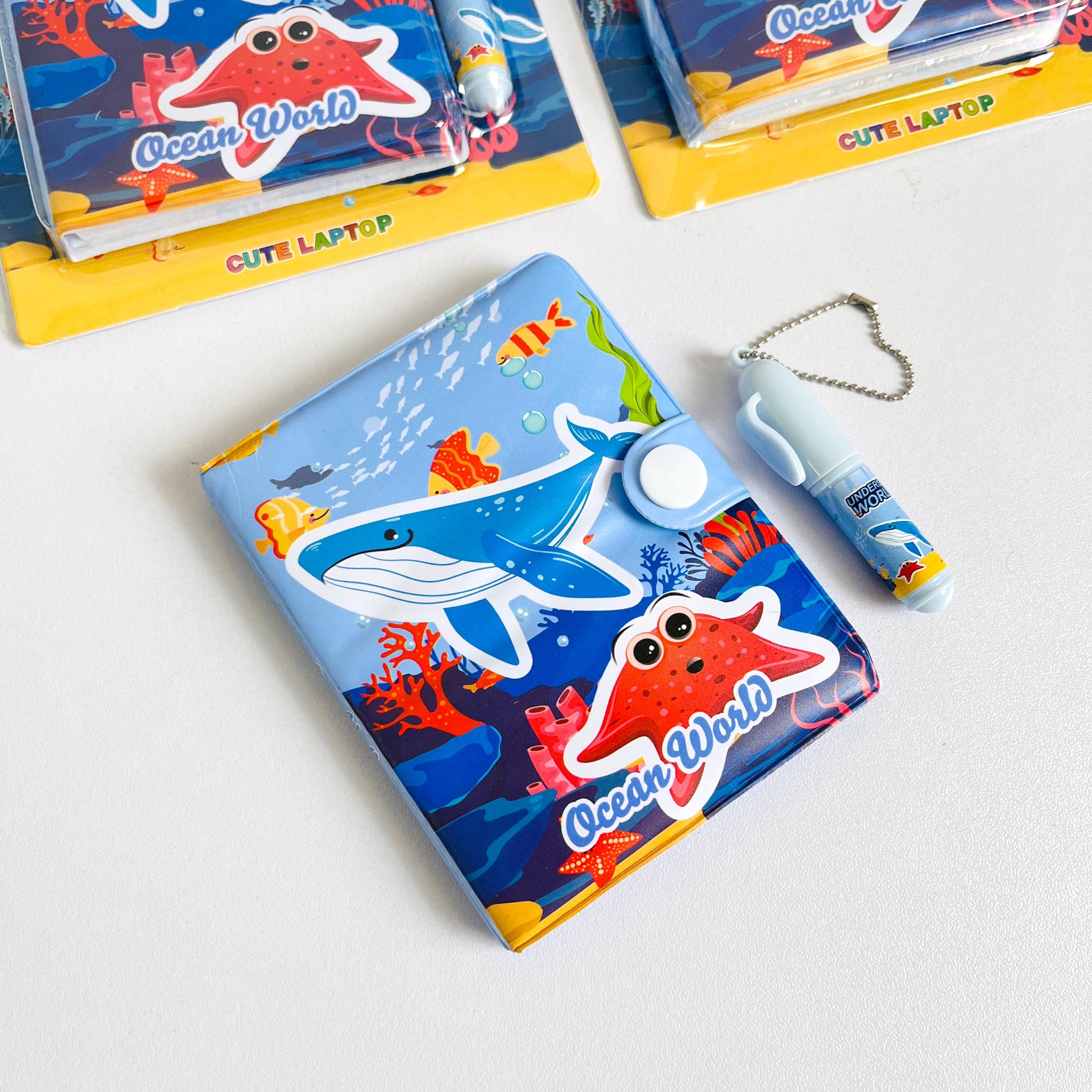 Ocean World Diary & Mini Pen – Dive into Creativity!