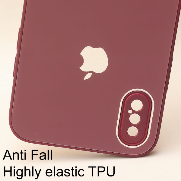 Mehroon camera Safe mirror case for Apple Iphone X/Xs