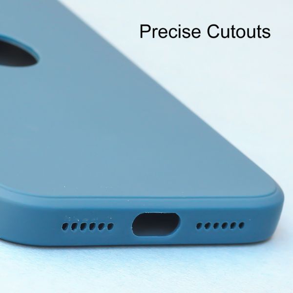 Cosmic Blue Logo Cut Candy Silicone Case for Apple Iphone 11
